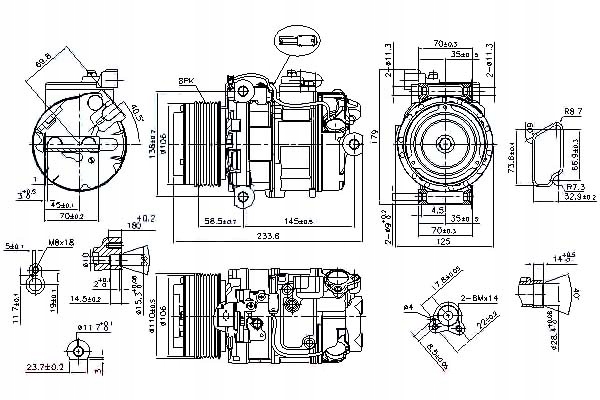 фото №13, Nissens 89595 компрессор, кондиционер 89595 nis