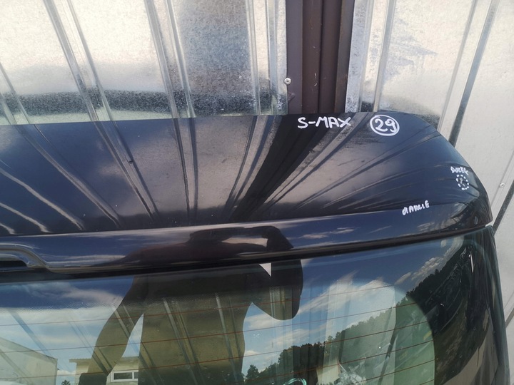 фото №4, Крышка стекло ford s-max 06-10 оригинал чёрная