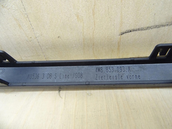 фото №7, Audi q8 4m8 планка бампера перед 4m8853093a