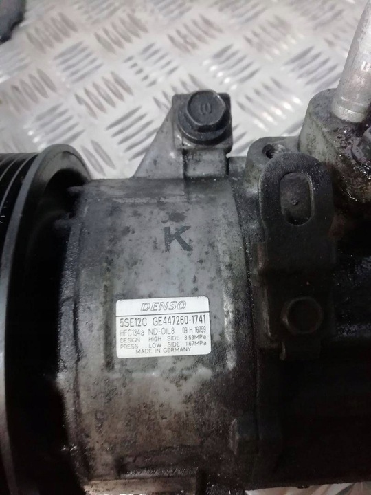 фото №7, Toyota corolla verso ar10 2007 компрессор / компрессор кондиционера a/c