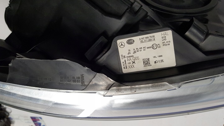 фото №9, Лампа правая перед mercedes vito w447