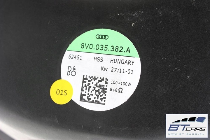 фото №9, Audi a3 динаміки підсилювач озвучення bang olufsen 8v0035465 8v0035397a