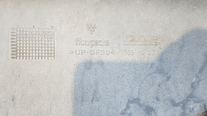 фото №3, Подовжувач спойлера спойлера вітровики панелі ліві daf xf 105 euro5 1658400