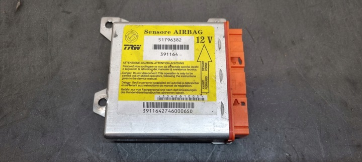 фото №1, Модуль датчик подушек air bag fiat croma ii