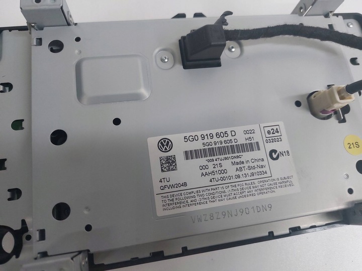 фото №3, Vw golf vii 7 монітор дисплей радіо 5g0919605d