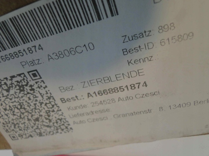 фото №9, Mercedes gl x166 166 хром na led правый amg