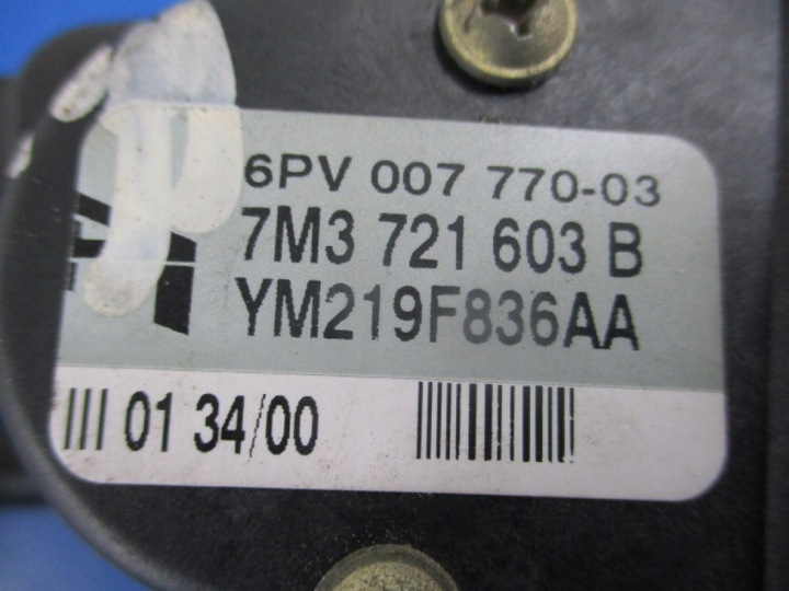 фото №5, Galaxy vw sharan mk1 рестайлінг педаль потенціометр газу 7m3721603b