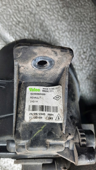 фото №6, Галоген лівий renault espace iv 2.2d 05r 8200002469