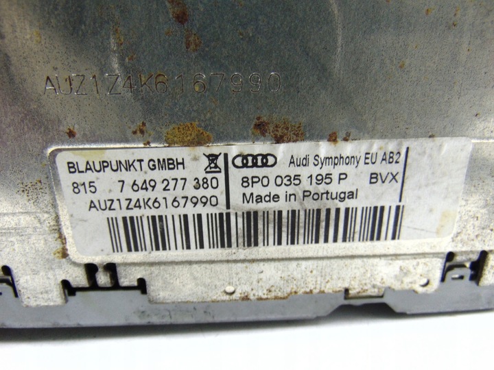 фото №9, Радіо cd symphony audi a3 8p рестайлінг 8p0035195p