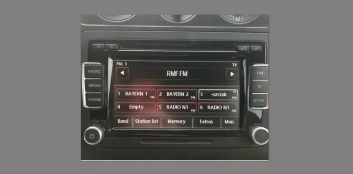 фото №1, Радіо cd blaupunkt vw 3c8035195 mid eu up1
