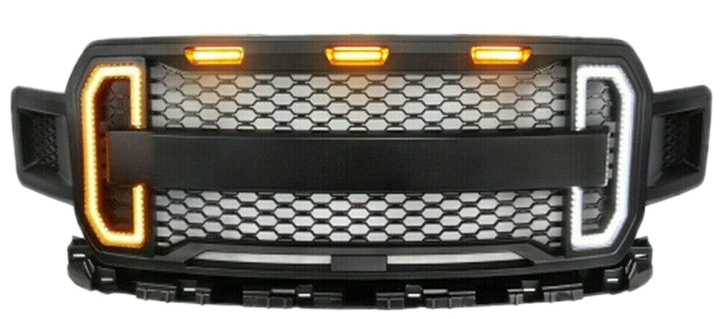 фото №10, Решётка радиатора ford f150 2018-2020 led drl