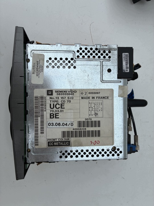 фото №10, Магнитола cd 70 навигация дисплей opel astra h zafira b 13111166 13157570 oem eu