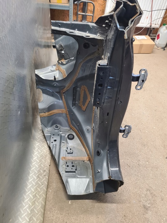 фото №9, Volvo v90 s90 четверть передняя правая фартук порог 492-46