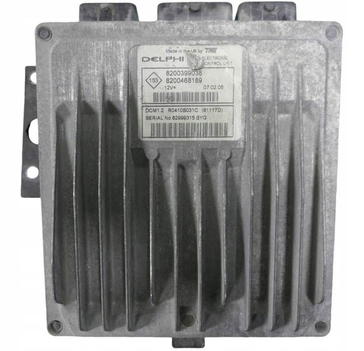 фото №1, Блок керування двигуна renault clio 1.5 dci 8200399038 8200468189 + programowani