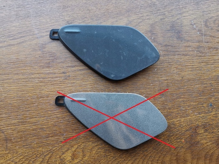 фото №1, Volvo v90 s90 заглушка hak бампер перед wkrętki