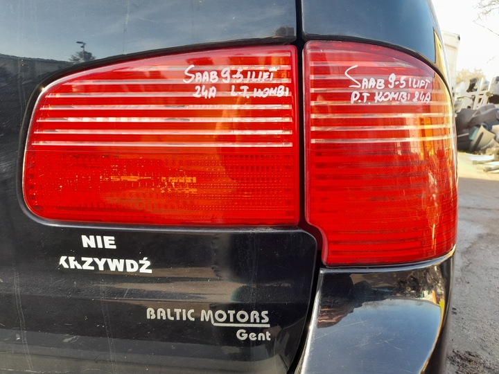 фото №8, Saab 9-5 i рестайлінг лампа праві зад права задня кришка з кришки w кришка багажника універсал