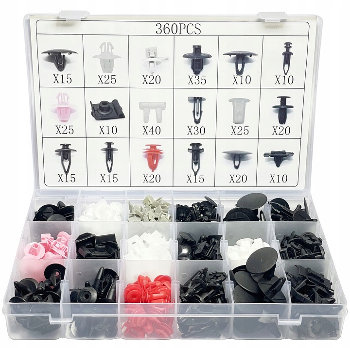 фото №1, Клипсы автомобильные клипсы обивка клипса штифт toyota lexus 360 элементов