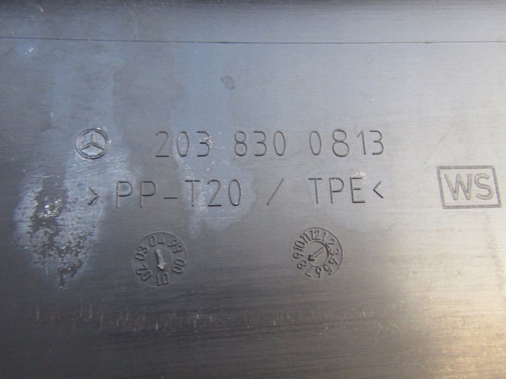 фото №10, 1 mercedes w203 01r панель под лобовым стеклом главные версия европейская