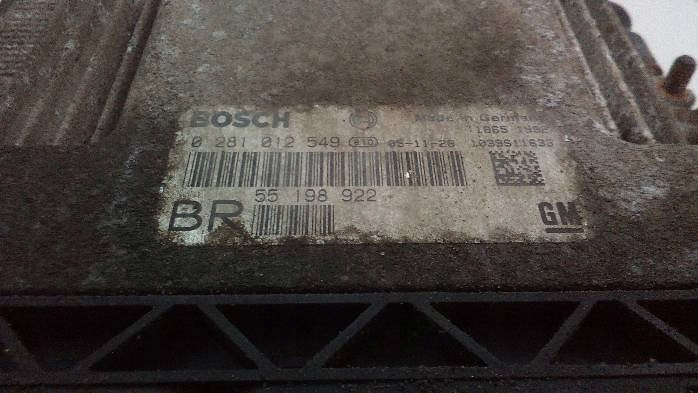 фото №7, Компьютер двигателя opel zafira b 1,9cdti 0281012549
