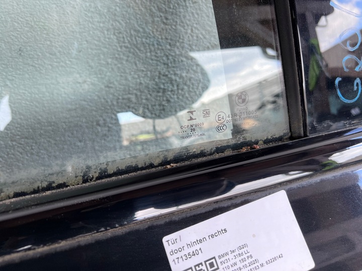 фото №7, Двері праві перед зад bmw 3 g20 колір 475