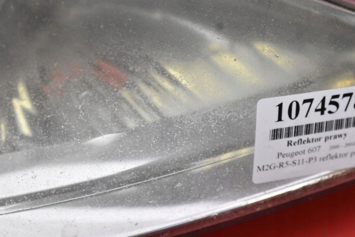 фото №13, Фара правое фара передняя ксенон eu 9641958980 peugeot 607 00-04
