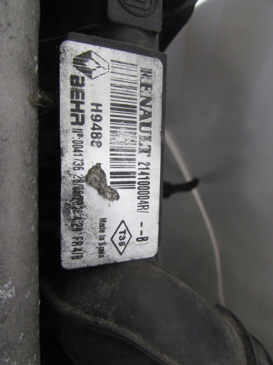 фото №5, Pas переднє радіатор renault laguna iii 1.5 комплект вентилятор dci