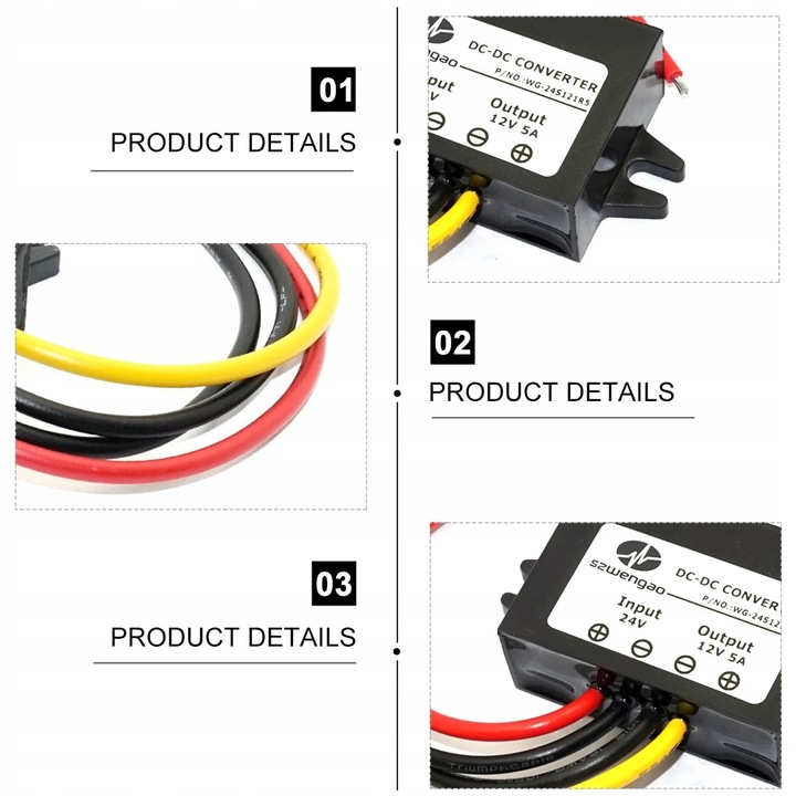 фото №7, Автомобильный стабилизатор dc-dc з преобразователь 12 v