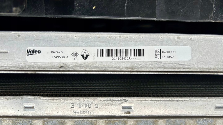 фото №3, Радіатор renault espace v 2.0 блакитний dci