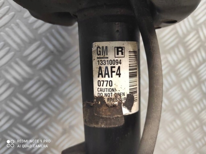 фото №12, Поворотна опора амортизатор mcpherson  ніжка права opel astra iv j 2.0 cdti 13310094 aaf4