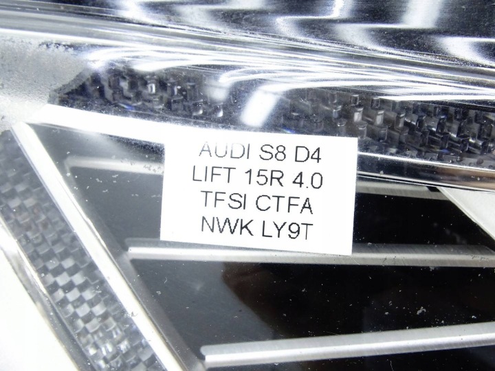 фото №9, Фара передня праве перед matrix led audi a8 s8 d4 4h рестайлінг 4h0941036a