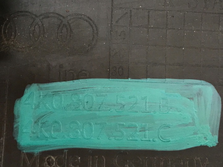 фото №11, Диффузор спойлер бампера зад audi a6 c8 4k0807521b