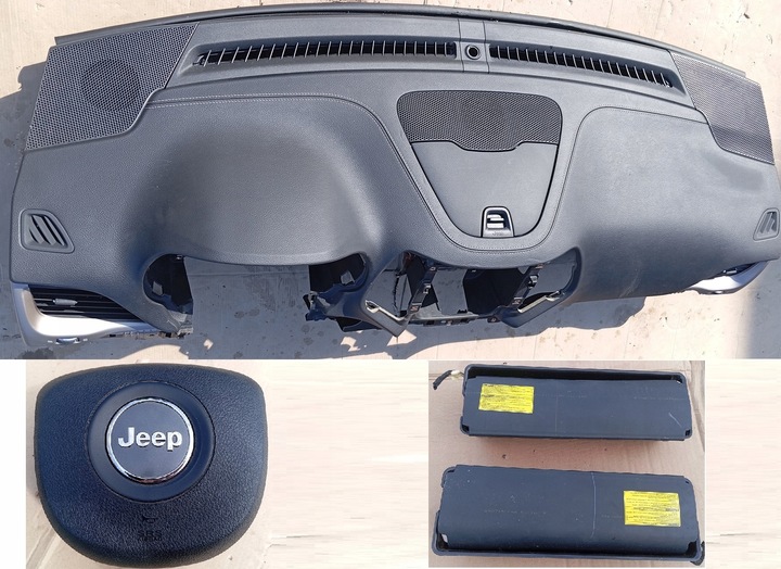 фото №1, Jeep cherokee kl 14- панель подушки подушка безопасности капот подушка безопасности передние перед