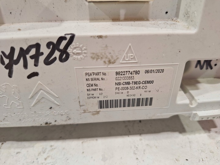 фото №6, Спидометр 9822774780 peugeot 308 ii рестайлинг 1.5 hdi