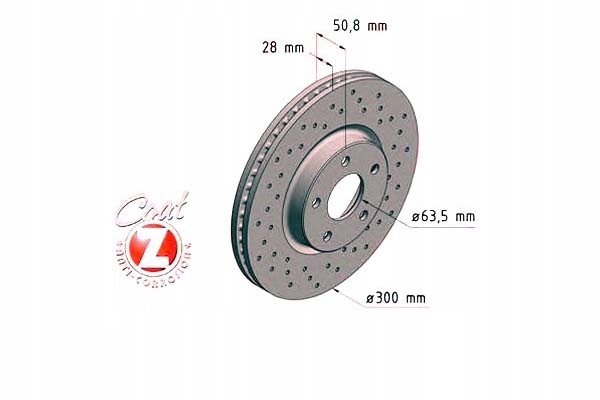 фото №2, Диски тормозные 2szt ford mondeo 14- перед zimmer