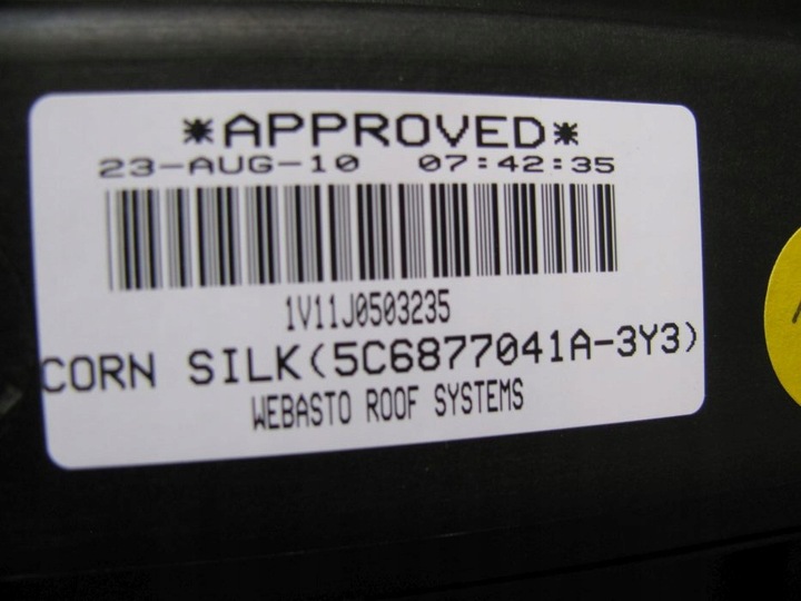 фото №7, Vw jetta люк 5c6877041a 5c6877041b 575