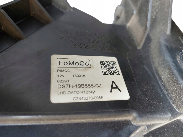 фото №6, Ford s-max galaxy отопитель 2015-2022 год oem номер ds7h19b555cj
