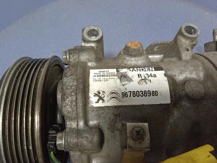 фото №6, Peugeot 508 i 1.6 bluehdi компрессор кондиционера 9678038980