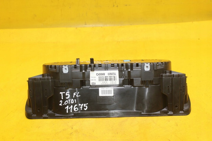 фото №8, Спідометр  манометр vw transporter t5 fl 2.0 tdi 7e0920860g