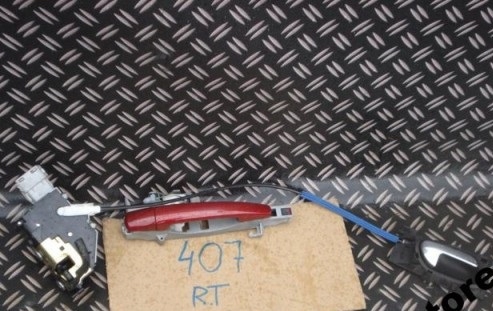 фото №1, Peugeot 407 1.8 16v замок ручка дверь правые зад