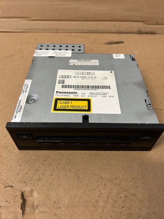 фото №8, Чейнджер дисків cd audi a6 c6 a8 s8 d3 4e0910110e