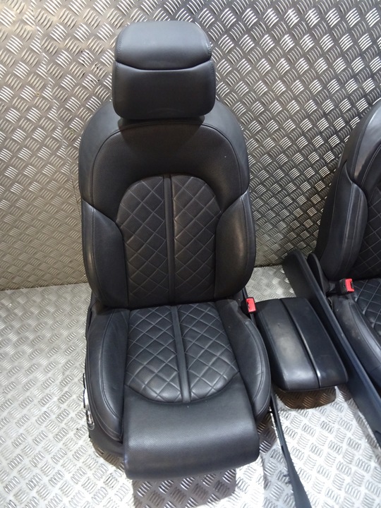 фото №6, Audi a8 4h s8 рестайлинг сиденья kanpa комплект кожа