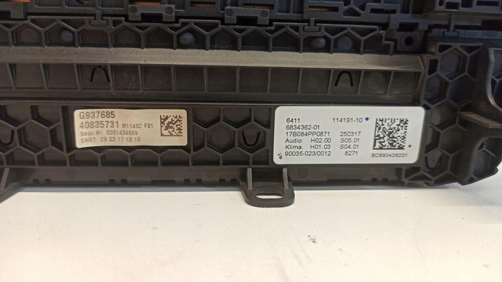 фото №8, Bmw 7 g11 панель кондиціонера 6834362