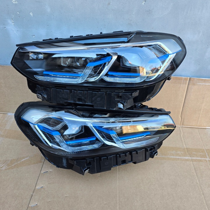 фото №11, Bmw x3 g01 x4 g02 лампи рестайлінг laser ліва права перед.