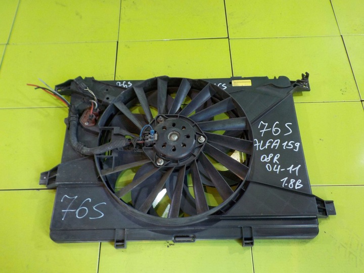 фото №1, Alfa romeo 159 1.8 b 08 вентилятор радиатор