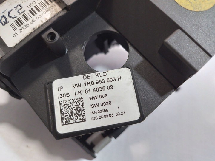 фото №8, Переключатель комбинированный лента подушка безопасности volkswagen touran i 1k0953503h all/0/8