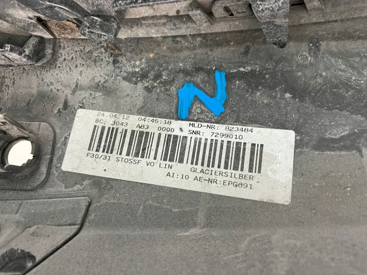 фото №9, Bmw 3 f30 f31 sport line бампер передний 4xpdc pod распылители 12-15 n