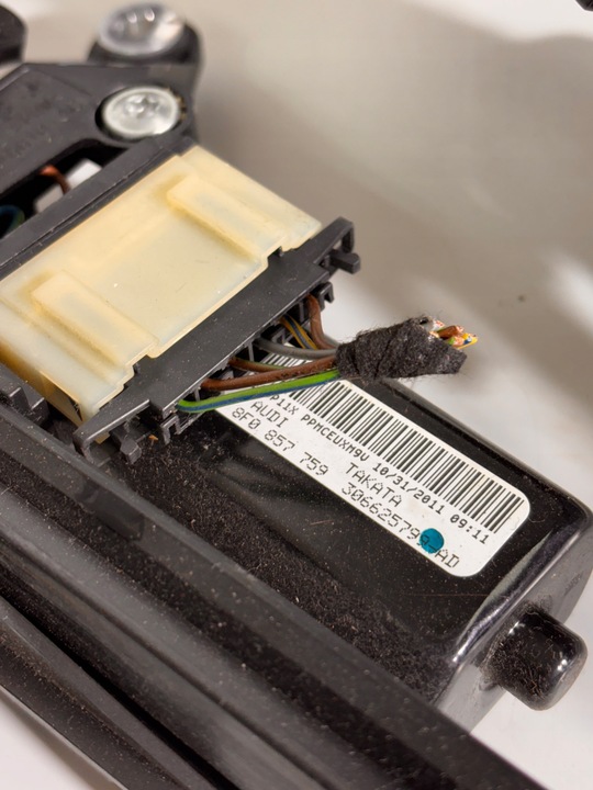 фото №7, Pas безпеки з podajnikiem cabrio audi a5 8t 8f рестайлінг 9f0 857 759