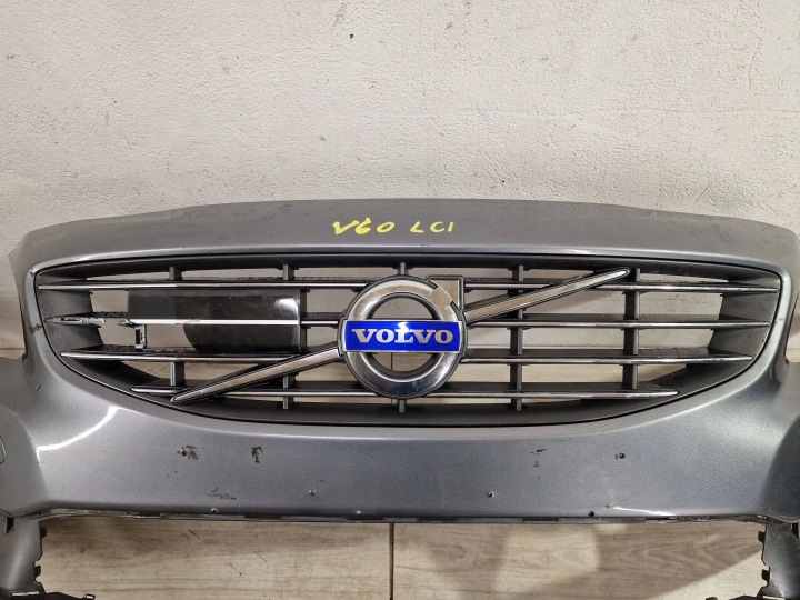 фото №8, Volvo s60 v60 ii рестайлінг бампер передній решітка