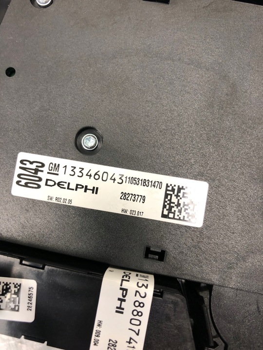 фото №7, Панель кондиционера радио opel meriva b 13343709 13346043