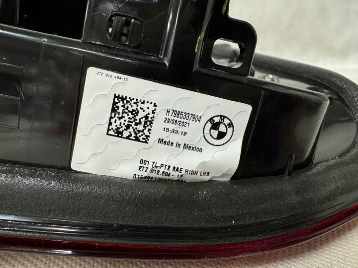 фото №5, Bmw x3 g01 18- лампа задняя левая внутренняя led usa